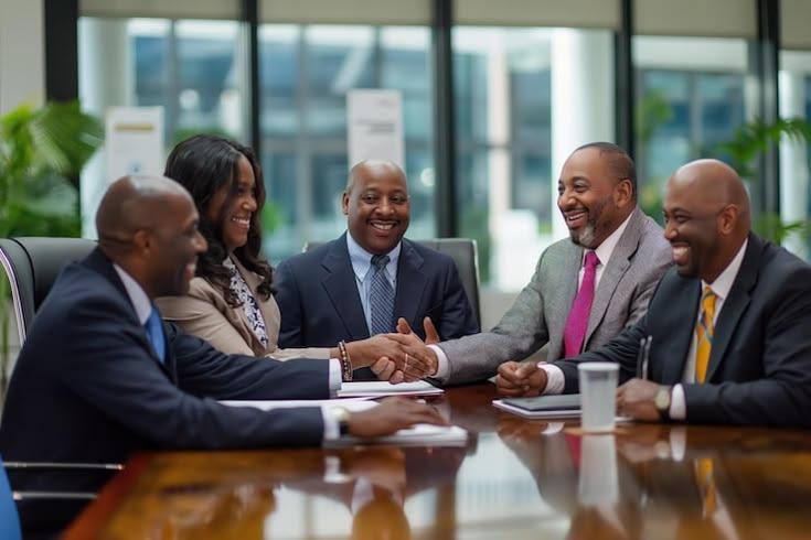 Professional business team